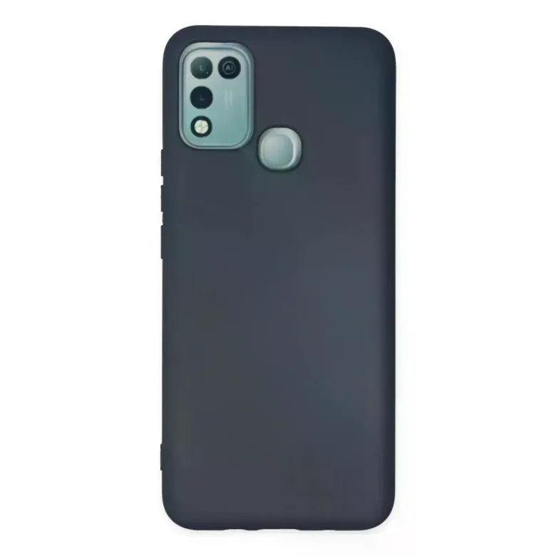 İnfinix Hot 10 Play Kılıf Nano içi Kadife Silikon - Lacivert