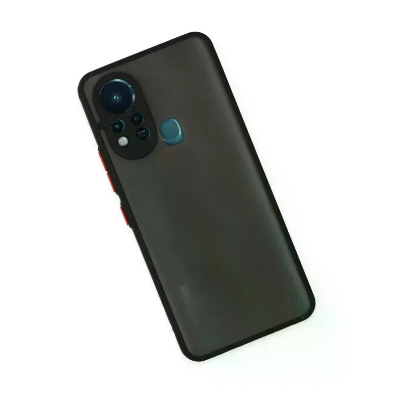 İnfinix Hot 11s Kılıf Montreal Silikon Kapak - Siyah