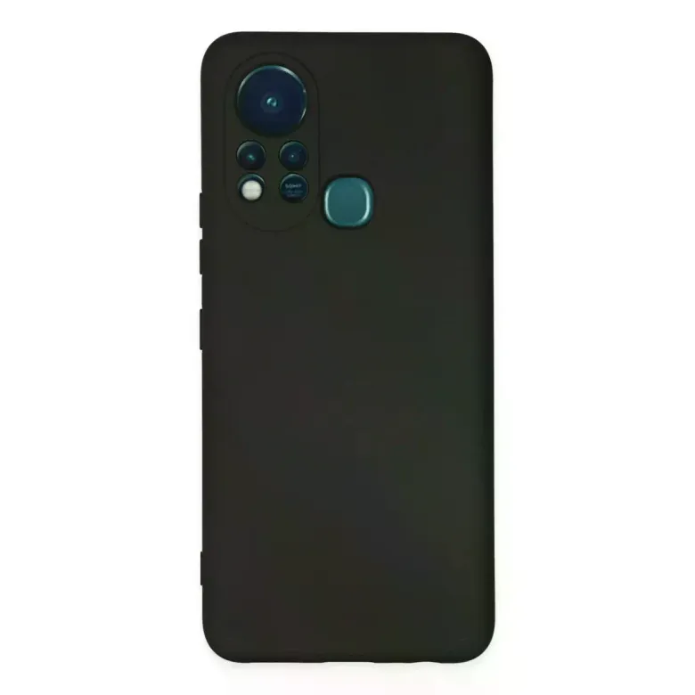 İnfinix Hot 11s Kılıf Nano İçi Kadife Silikon - Siyah