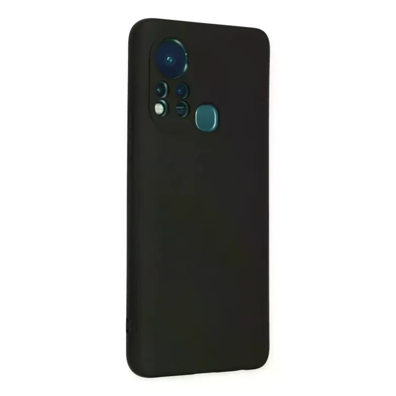 İnfinix Hot 11s Kılıf Nano İçi Kadife Silikon - Siyah