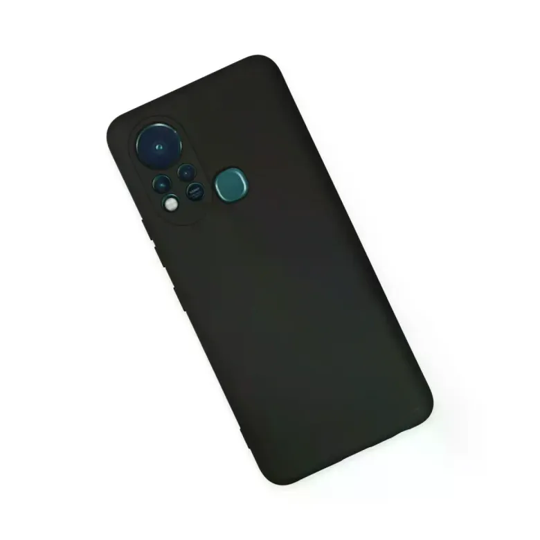 İnfinix Hot 11s Kılıf Nano İçi Kadife Silikon - Siyah