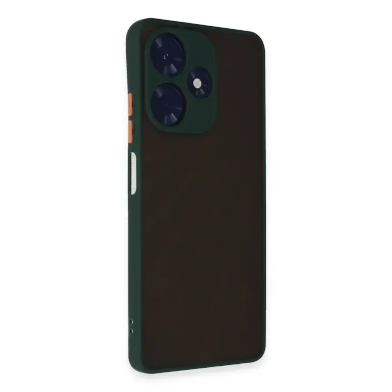 İnfinix Hot 30 4g Kılıf Montreal Silikon Kapak - Yeşil