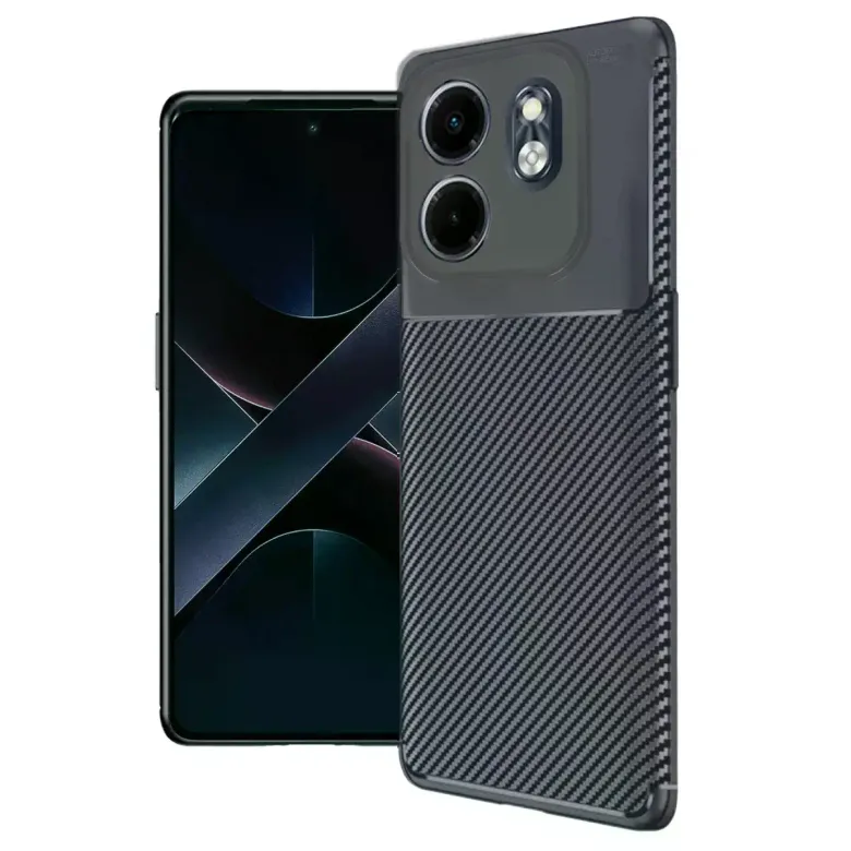 İnfinix Hot 50i 4g Auto Focus Karbon Kapak - Lacivert