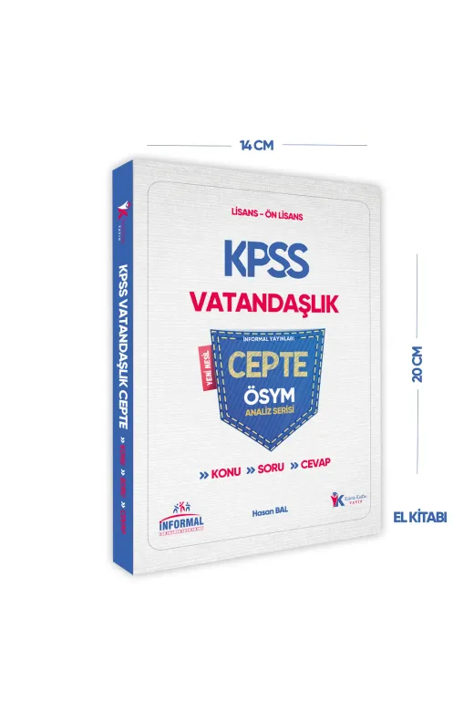 İnformal Yayınları 2020cepvatandaslik 2026 Kpss Vatandaşlık Cepte Konu Soru Cevap Ösym Analiz Serisi