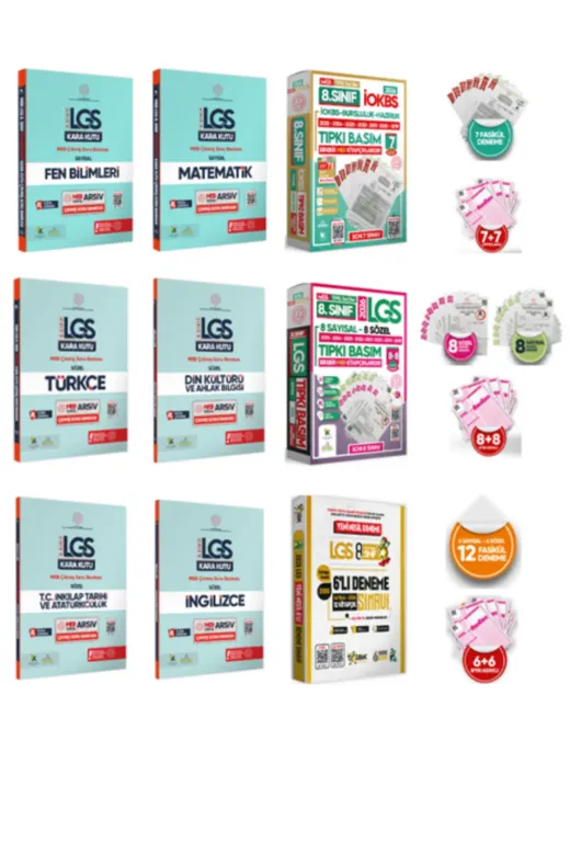 İnformal Yayınları 8.SinifALTIN20-21 2025 8.sınıf Lgs-Iokbs Bursluluk Altın Paket Soru Bankası Ve Deneme Seti