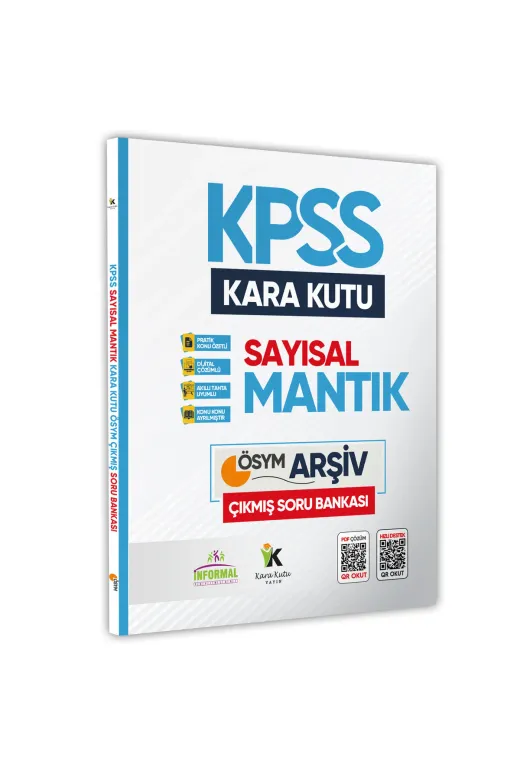İnformal Yayınları 9786059396530 Kpss Sayısal Ve Sözel Mantığın Kara Kutusu En Kapsamlı Tamamı Çözümlü Soru Bankası