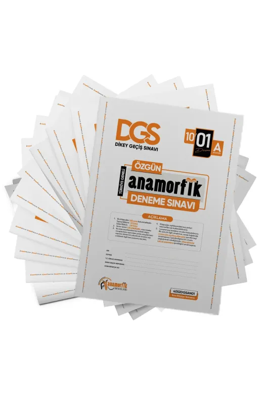 İnformal Yayınları DGS10LUDENEME4044 2026 Dgs Anamorfik Yayınları 10Lu Deneme Paketi  Özgün Yeni Nesil Türkiye Geneli Dijital Çözümlü