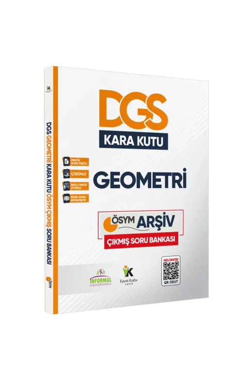 İnformal Yayınları DGSMATGEOSET2022 2026 Dgs Kara Kutu Matematik 1.-2.cilt Ve Geometri 3Lü Ösym Çıkmış Soru Bankası Konu Özetli Çözüm