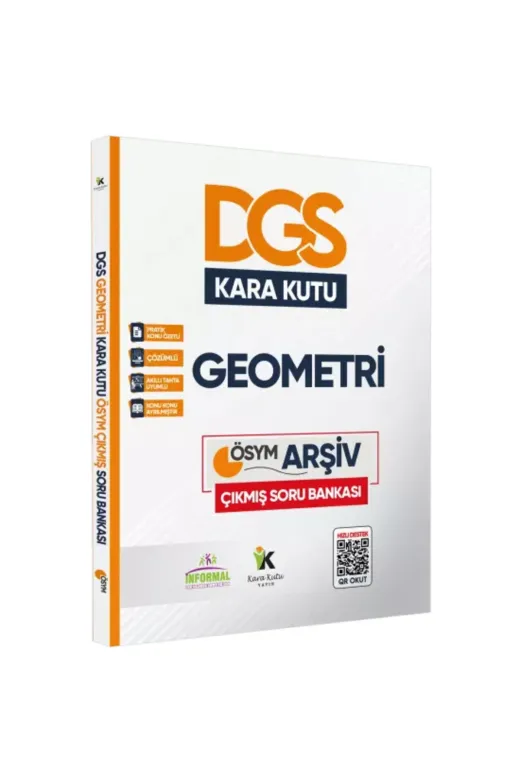 İnformal Yayınları DGSMATTEKGEO2021 2026 Dgs Ösym Kara Kutu Matematik Tek Kitap Ve Geometri Ösym Çıkmış Soru Bankası 2Li Set Özetli