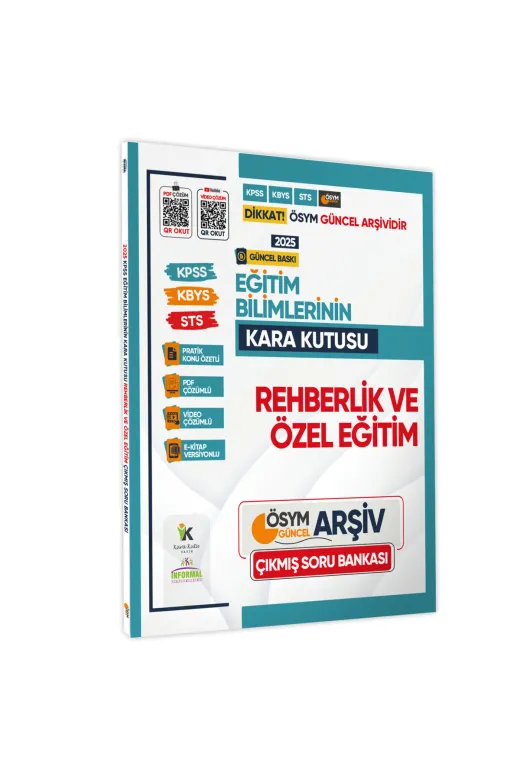 İnformal Yayınları EGITIM6LISAHTEK4044 Eğitim Bilimlerinin Kara Kutusu Konu Özetli Dijital Çözümlü Çıkmış Soru Bankası 6Lı Avantajlı Paket