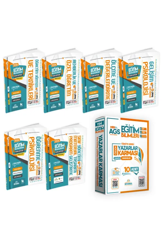 İnformal Yayınları EGITIM6SET4044 2026 Kpss Eğitim Bilimlerinin Kara Kutusu Çözümlü 6Lı Modül Set Ve 10Lu Deneme Çözümlü Paketi