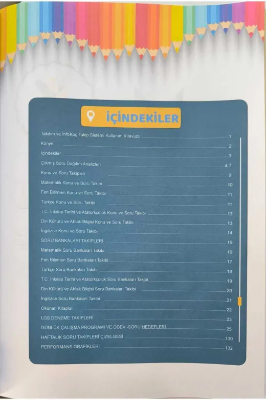 İnformal Yayınları İnfoKoçSP4044LGS Lgs- Bursluluk Info Koç Öğrenci Takip Sistemi A4