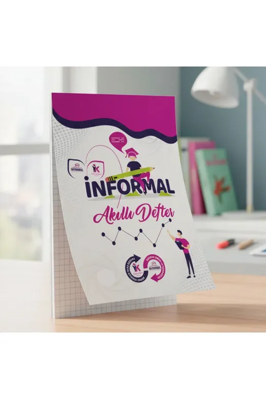 İnformal Yayınları informalA5krl-DFTR İnformal Akıllı Not Defteri 1 Adet A5 80 Gr 30 Yaprak 60 Sayfa
