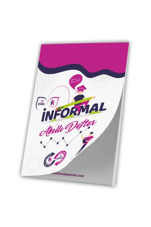 İnformal Yayınları informalA5krl-DFTR İnformal Akıllı Not Defteri 1 Adet A5 80 Gr 30 Yaprak 60 Sayfa