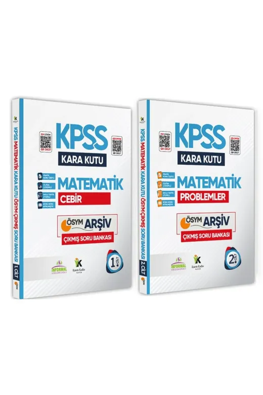 İnformal Yayınları KK10109S Kpss Matematiğin Kara Kutusu En Kapsamlı Çıkmış Konu Özetli Soru Bankası Set Paket Dijital Çözümlü