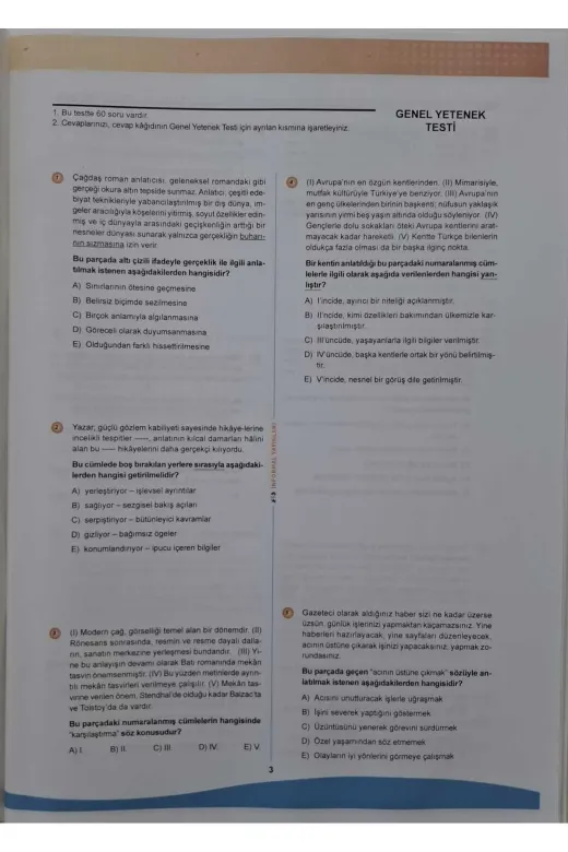 İnformal Yayınları KPSSÖSYMKARMAgygkDNM10 2026 Kpss Ösym Arşivi Çıkmış Soru Karma Genel Yetenek Genel Kültür D. Çözümlü Deneme 10/10.kitapçık
