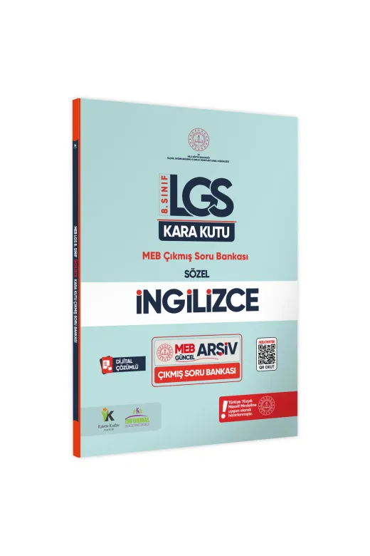 İnformal Yayınları LGSINGILIZCE4044 8.sınıf Lgs İngilizcenin Kara Kutusu Dijital Çözümlü Çıkmış Soru Bankası