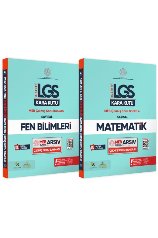 İnformal Yayınları LGSSAYSET 8.sınıf Lgsnin Kara Kutusu Sayısal Paket Dijital Çözümlü Soru Bankası