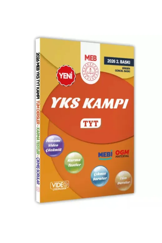 İnformal Yayınları MEBİtytKAMPIsb 2026 Yks-Tyt Kampi Mebi Tüm Dersler Soru Bankası Video Çözümlü (A4 Boyutu-Renkli Baskı)Baski Ücreti