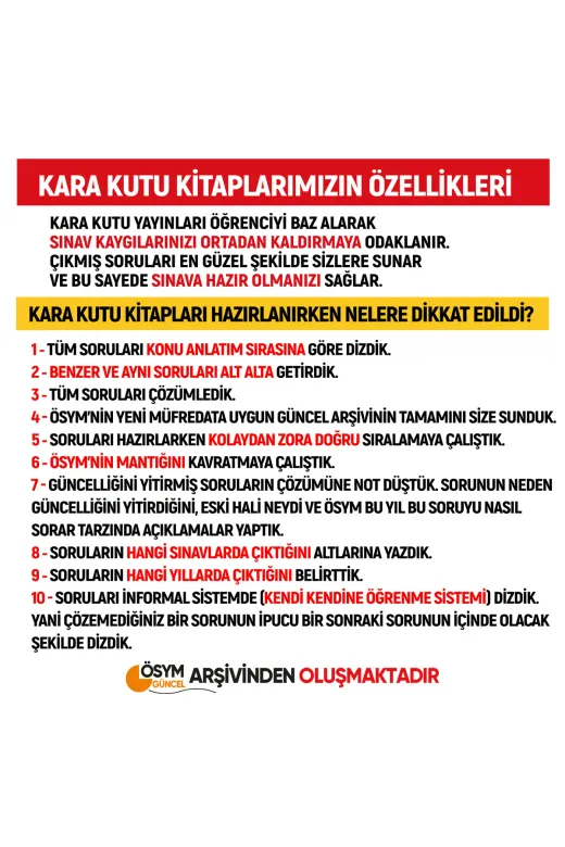 İnformal Yayınları MEH02517 2025 Yks-Tyt Sosyal Bilimler Karakutu Ösym Çıkmış Soru Bankası Çözümlü Konu Konu Son 7 Yıl