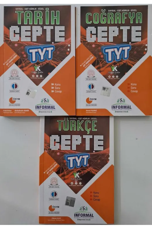 İnformal Yayınları TYTCEPSET4044 Tyt Ösym Analiz Serisi Konu Bankası Cep Set Paket