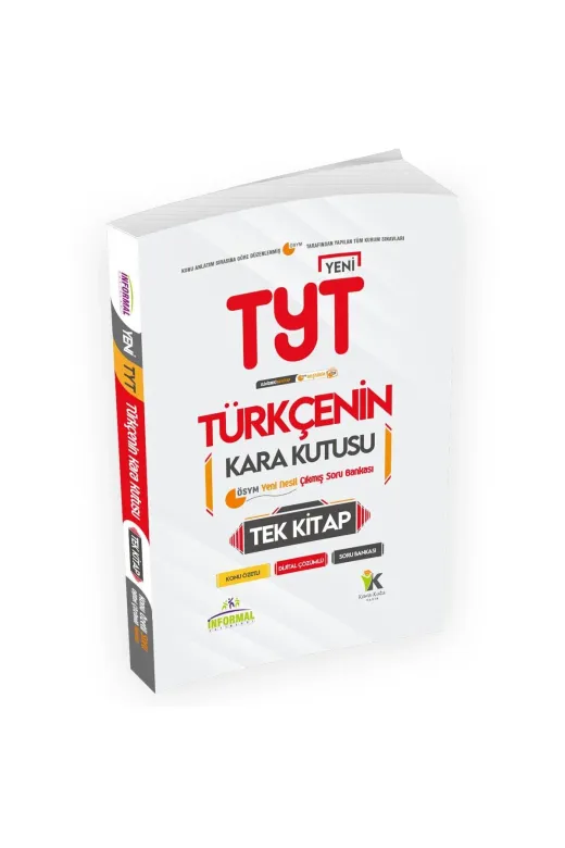 İnformal Yayınları TYTDİLVEANLATIM Yks-Tyt Türkçenin Kara Kutusu Tek Kitap Konu Özetli D.çözümlü Ösym Arşiv Çıkmış Soru Bankası