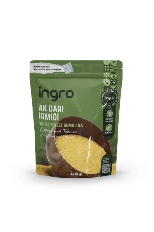 İngro 396995414 Glutensiz Ak Darı İrmiği 600 G
