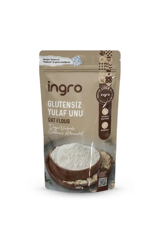 İngro UNT-1011-08-10-G1 Glutensiz Yulaf Unu 700 G