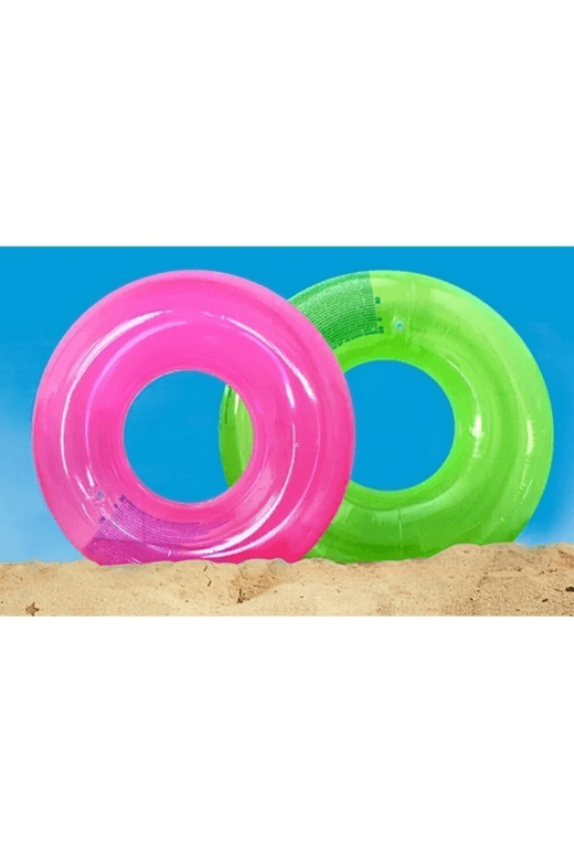 İntex Şeffaf Baskılı Jumbo Simit 76 Cm - 59260