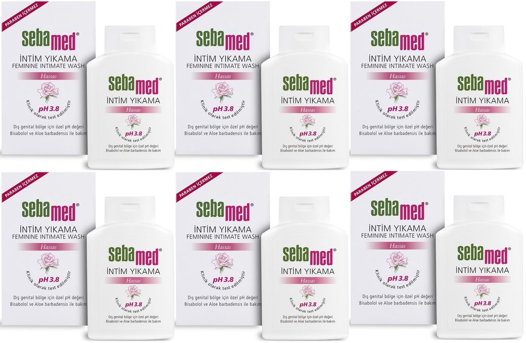 İntim Likit 200ML (Genital Bölge Temizleyici) (6 Lı Set)