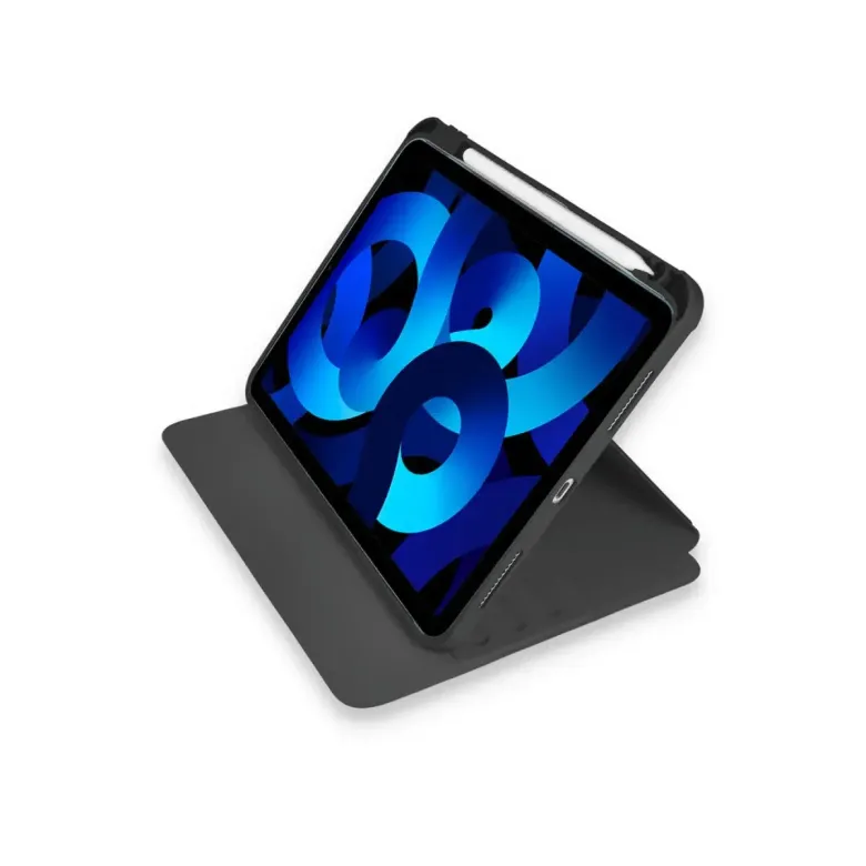 İpad Pro 11 (2021) Kılıf Ling 360 Kalemlikli Tablet Kılıf - Siyah