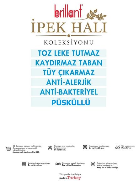 İpek Latex Kaymaz Taban Halı