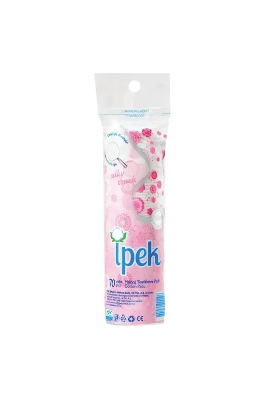 İpek TYBNDLXDSJASHSLS12 Makyaj Temizleme Pedi 140 Adet (2Pk*70)