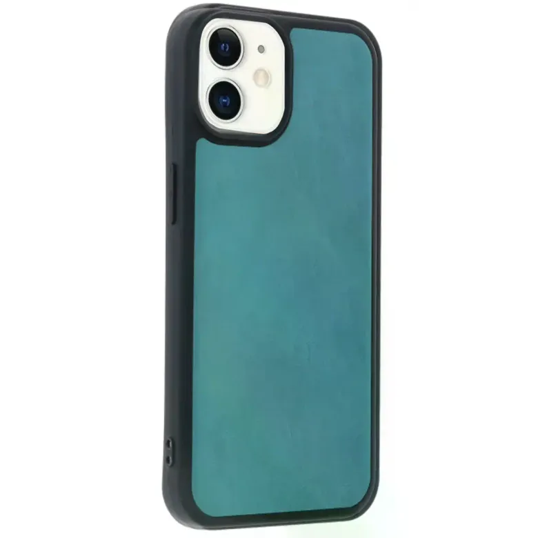 İphone 11 Kılıf Aras Deri Kapak - Açık Yeşil