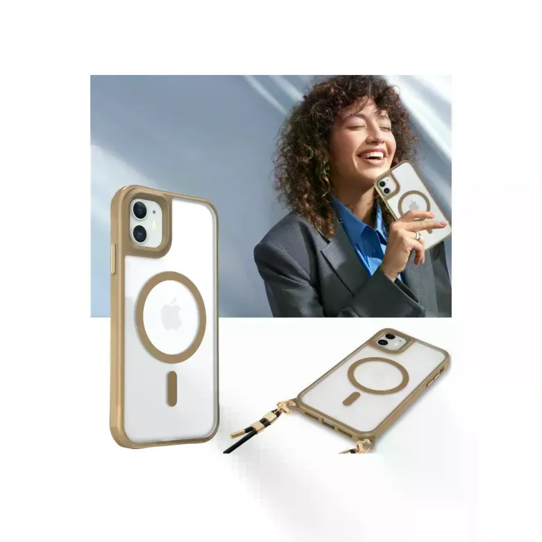 İphone 11 Kılıf Enka Magsafe Silikon Kılıf - Şeffaf