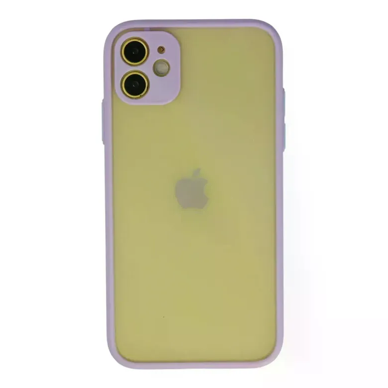 İphone 11 Kılıf Montreal Silikon Kapak - Mor