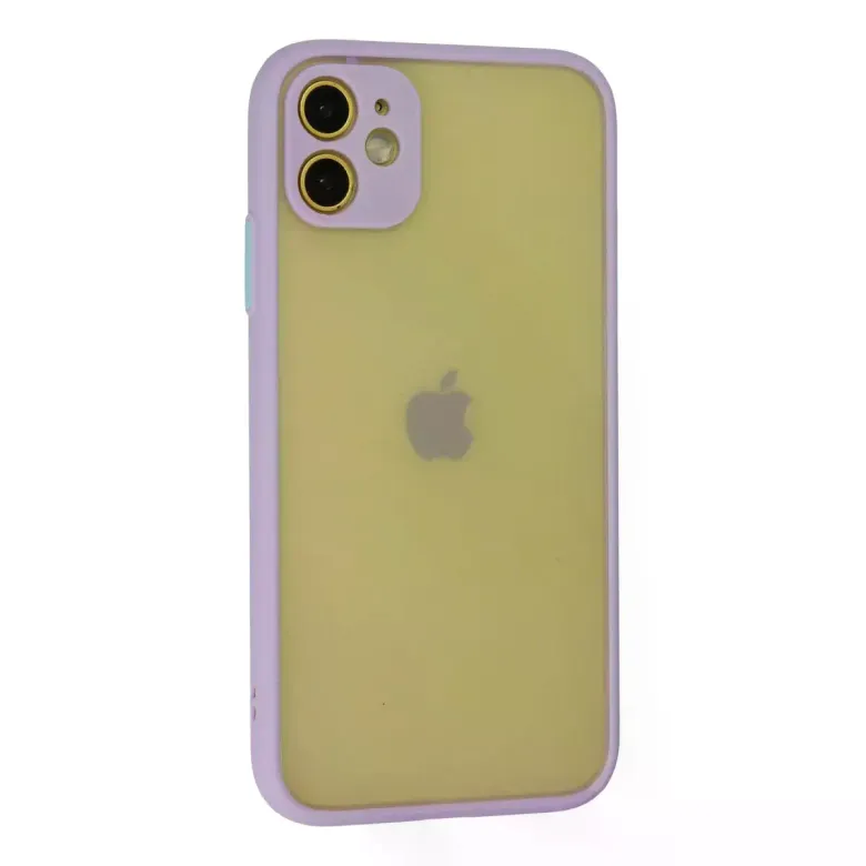 İphone 11 Kılıf Montreal Silikon Kapak - Mor