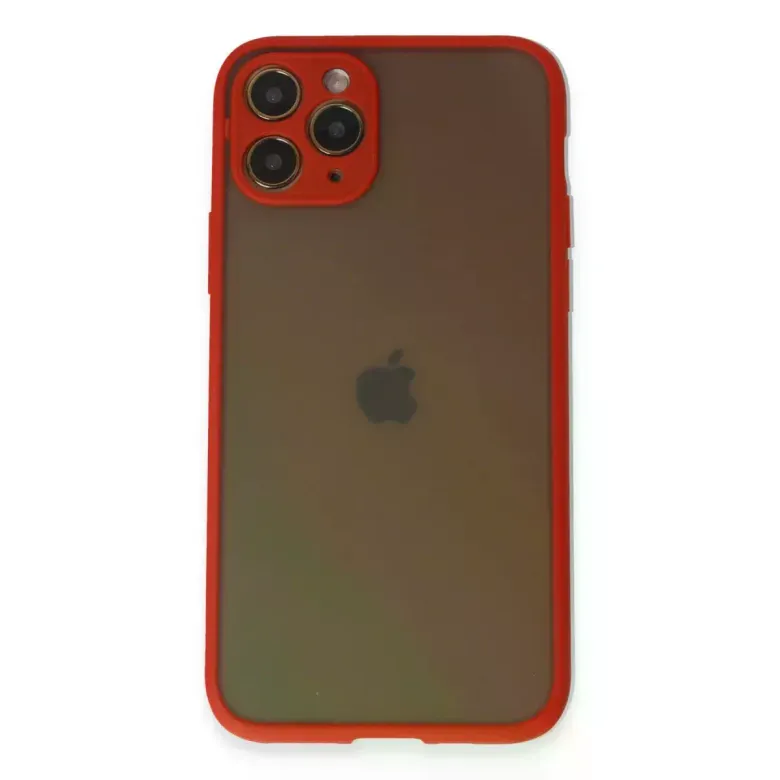 İphone 11 Pro Kılıf Montreal Silikon Kapak - Kırmızı