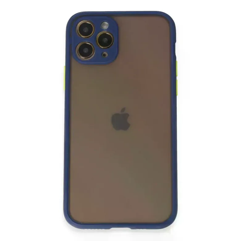 İphone 11 Pro Kılıf Montreal Silikon Kapak - Lacivert