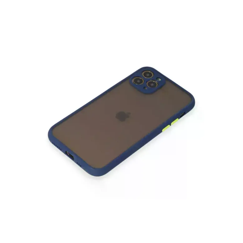 İphone 11 Pro Kılıf Montreal Silikon Kapak - Lacivert
