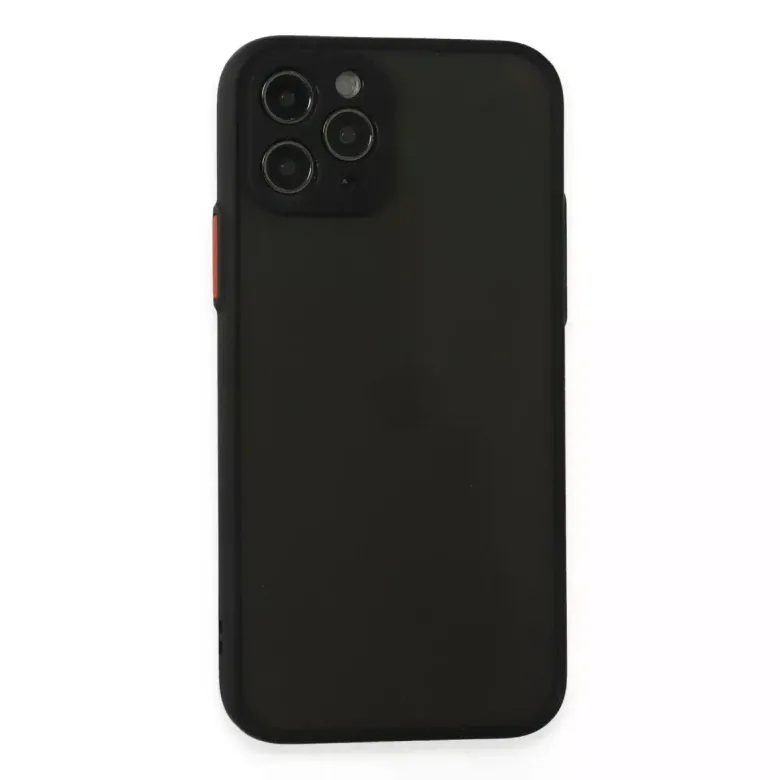 İphone 11 Pro Kılıf Montreal Silikon Kapak - Siyah