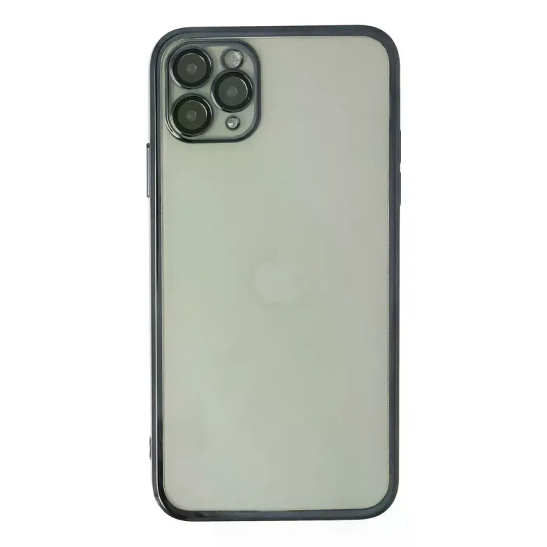 iPhone 11 Pro Kılıf Razer Lensli Silikon - Siyah