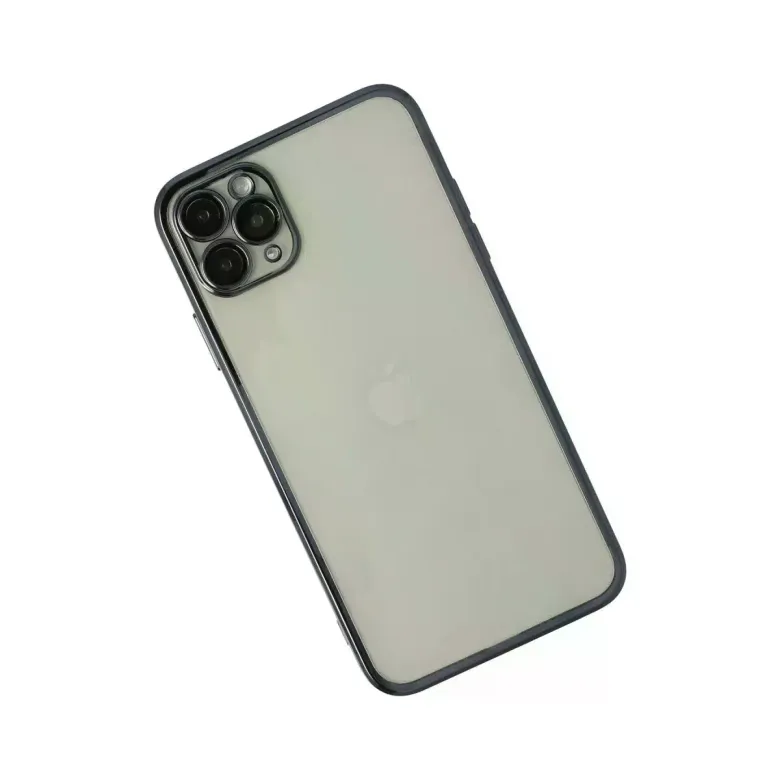 iPhone 11 Pro Kılıf Razer Lensli Silikon - Siyah