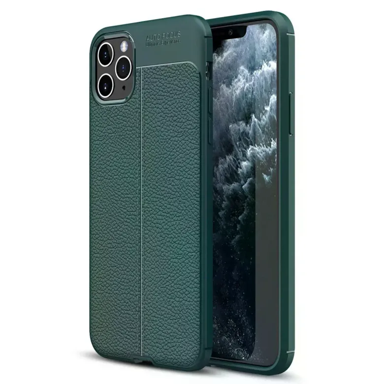 İphone 11 Pro Max Kılıf Auto Focus Kapak - Yeşil