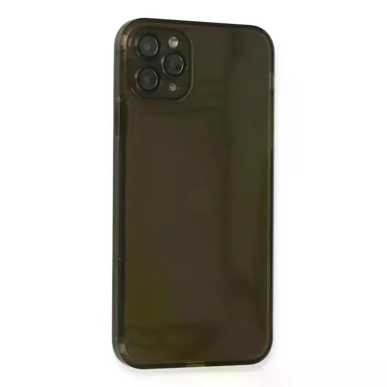İphone 11 Pro Max Kılıf Fly Lens Silikon - Siyah