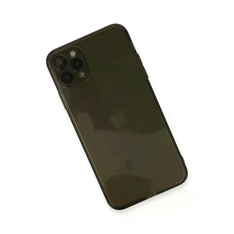 İphone 11 Pro Max Kılıf Fly Lens Silikon - Siyah