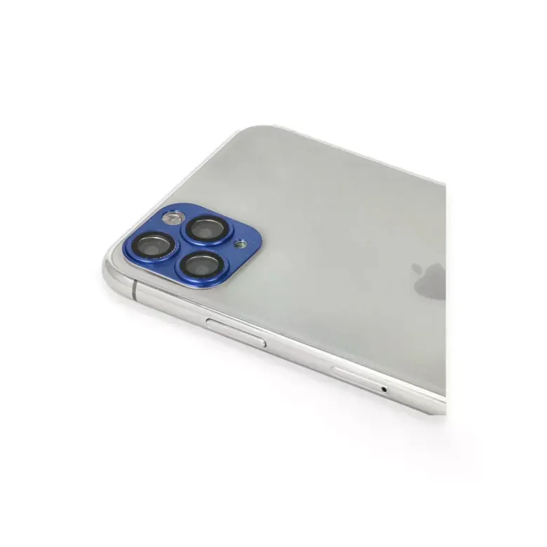 İphone 11 Pro Max Pers Alüminyum Kamera Lens - Lacivert