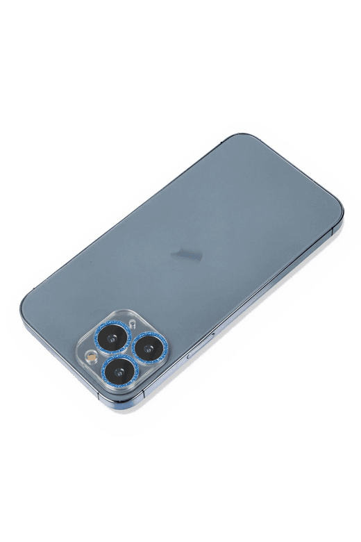 iPhone 11 Pro Shine Kamera Lens Koruma Cam - Mavi