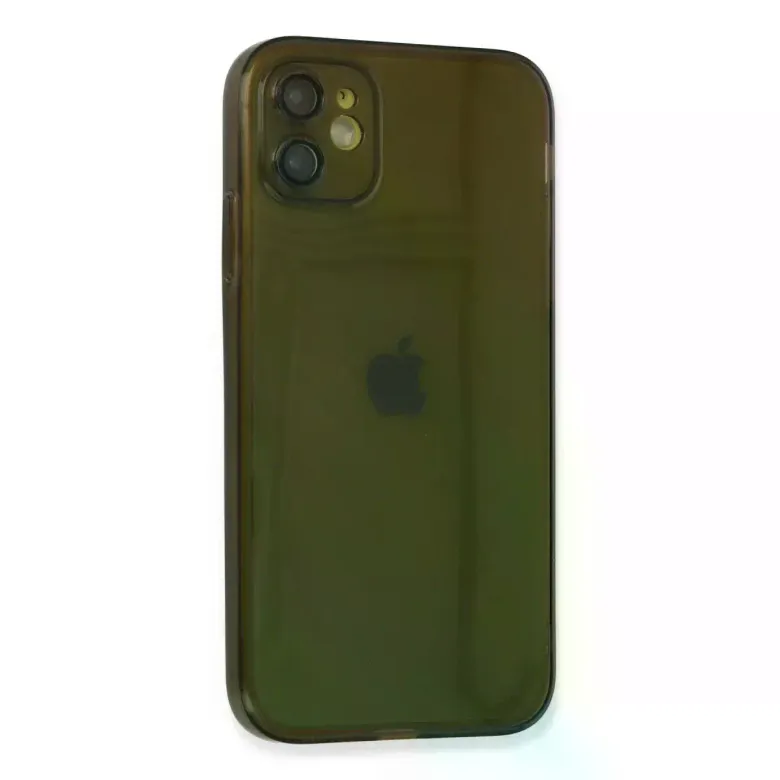 İphone 12 Kılıf Fly Lens Silikon - Siyah