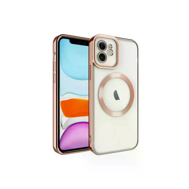 iPhone 12 Kılıf Kross Magneticsafe Kapak - Rose